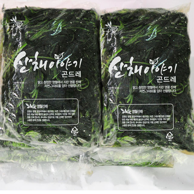 강원더몰,동강애 냉동 곤드레 16키로 (8키로X2개) - 대용량 포장으로 더 저렴하게!